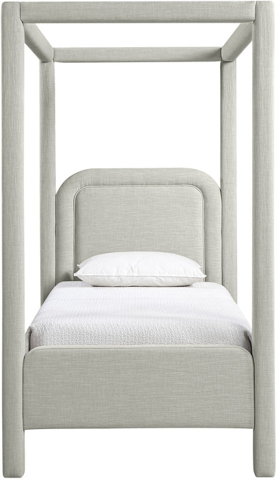Salina - Linen Textured Fabric Upholstered Bed
