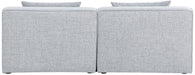 Cube - Linen Modular 2 Seat Armless Sofa - Simple Home Plus