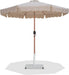 Amalfi - Aluminum Patio Umbrella - White Base / Light Brown Pole - Simple Home Plus