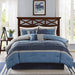 Collins - Queen Piece Comforter (Set of 7) - Navy - Simple Home Plus