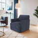 Carly - Swivel Chair - Blue - Simple Home Plus