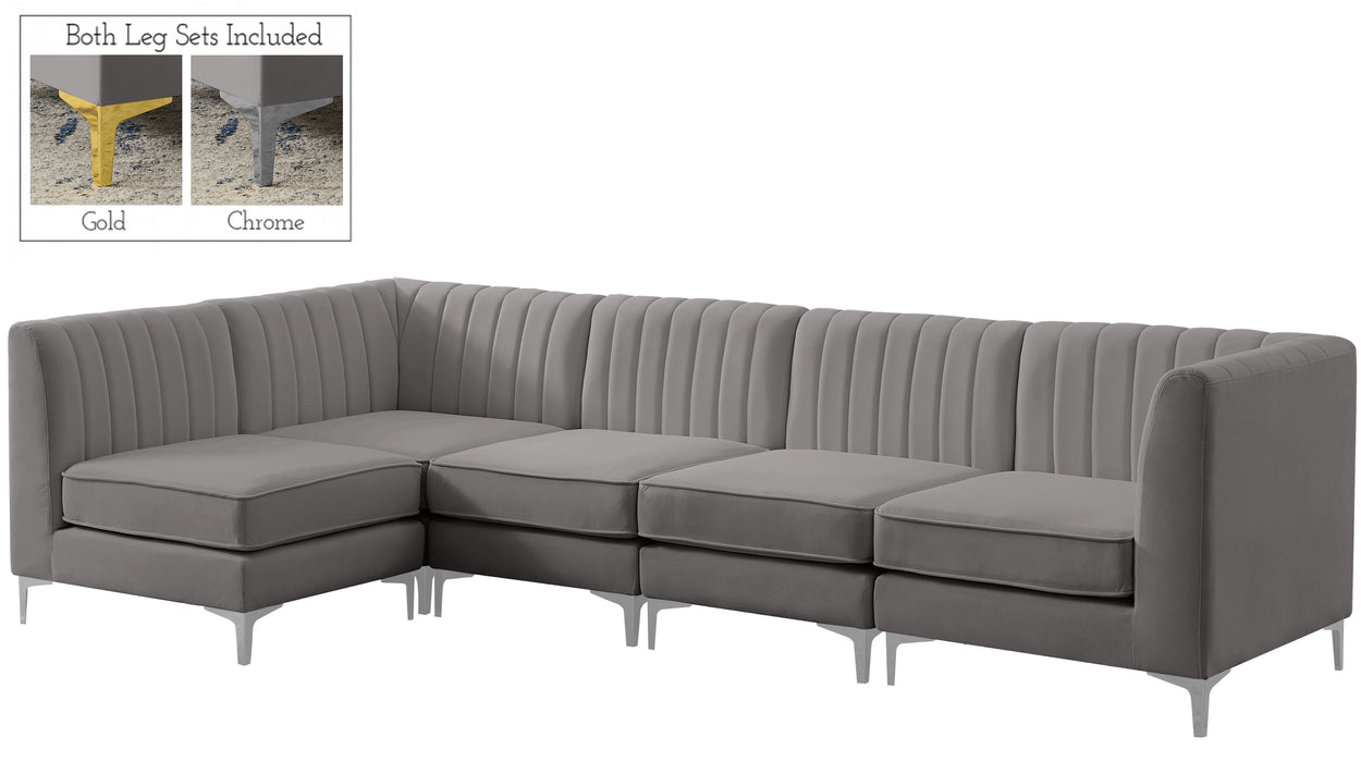 Alina - 5 Piece Modular Sectional - Simple Home Plus