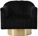 Farrah - Accent Chair with Gold Base - Simple Home Plus