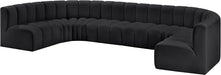 Arc - Faux Leather Modular U-Shaped Sectional - Simple Home Plus