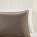 Larkspur - King 3M Scotchgard Diamond Quilting Reversible Down Alternative Comforter Set - Brown / Sand - Simple Home Plus