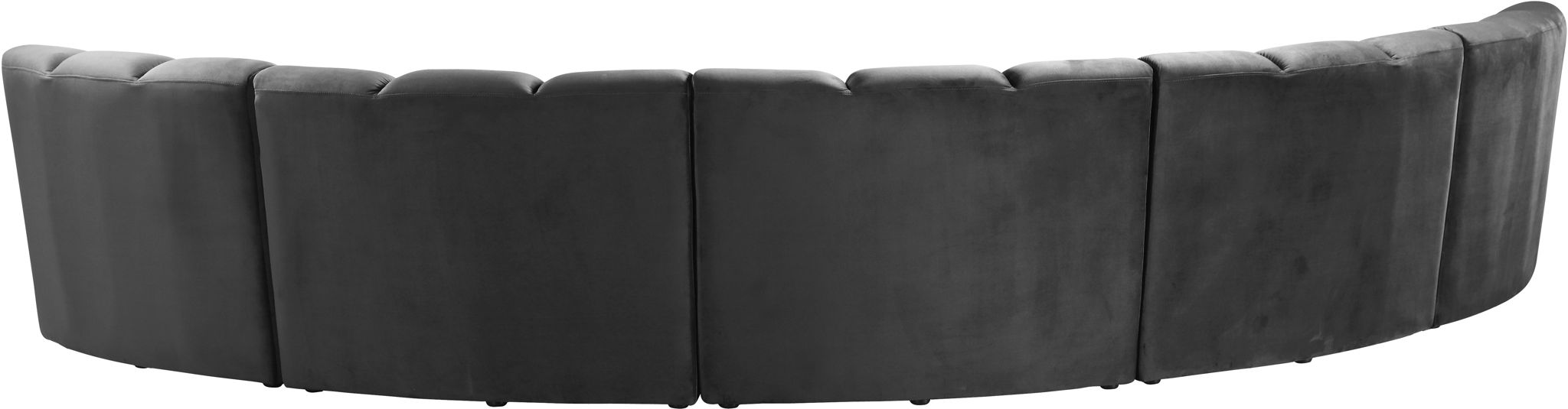 Infinity - 5 Piece Velvet Modular Sectional - Simple Home Plus