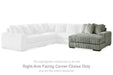 Lindyn - RAF Corner Chaise - Fog - Simple Home Plus