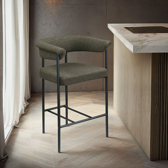 Malin - Boucle Counter Stool (Set of 2) - Simple Home Plus