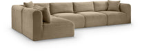 Shaggy - Fabric 5 Piece Modular Sectional - Simple Home Plus