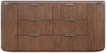 Astrid - Solid Wood And Oak Veneer Dresser - Simple Home Plus