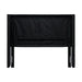 Amelia - Upholstered Wingback Headboard With Button Tufting & Nailhead Trim Velvet - Black - Simple Home Plus