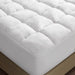 Dream Puff - Overfilled Down Alternative King Mattress Pad - White - Simple Home Plus