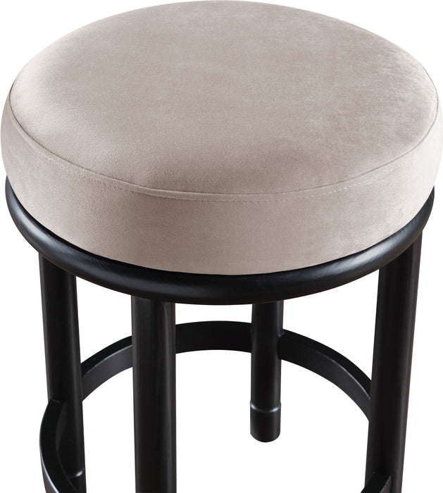 Monette - Counter Stool With Black Base - Simple Home Plus