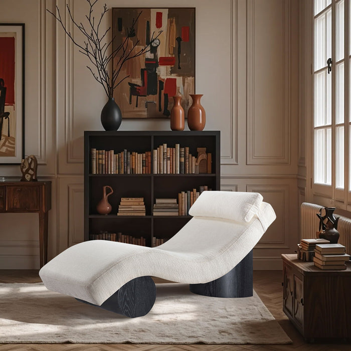 Marcella - Chaise Lounge - Black Base - Simple Home Plus