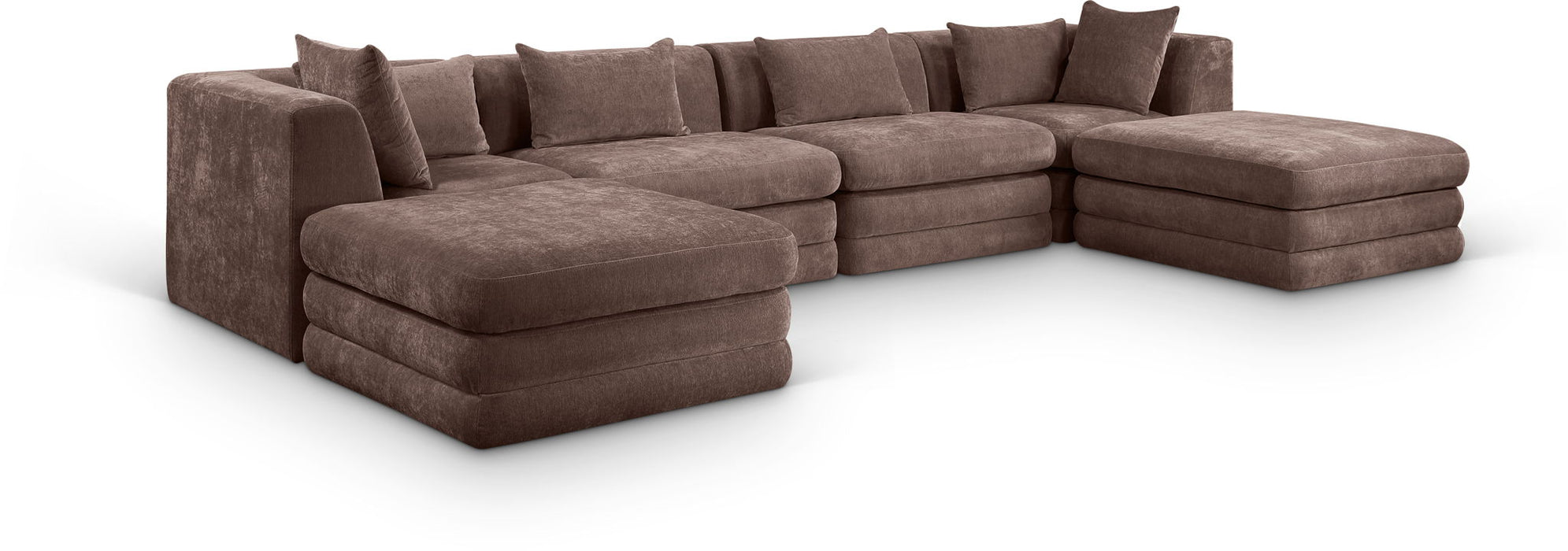 Stellar - 6 Piece Upholstered Modular Sectional - Simple Home Plus