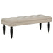 Marsha - 52" Upholstered Entryway Accent Bench - Latte - Simple Home Plus