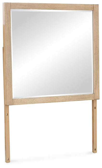 Tomtyn - Bedroom Mirror - Light Brown - Simple Home Plus