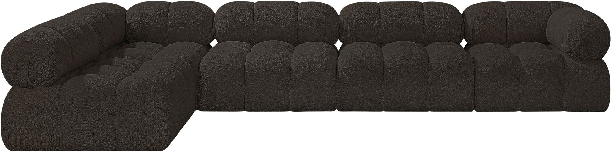 Ames - 5 Piece Modular L-Shaped Sectional - Simple Home Plus