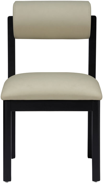 Roundhill - Faux Leather Dining Chair (Set of 2) - Black Frame - Simple Home Plus
