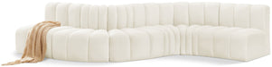 Arc - Velvet 6 Piece Curved Modular Sofa - Simple Home Plus