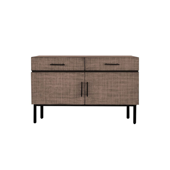Kai - Accent Cabinet With Doors - Brown / Olive - Simple Home Plus