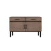 Kai - Accent Cabinet With Doors - Brown / Olive - Simple Home Plus