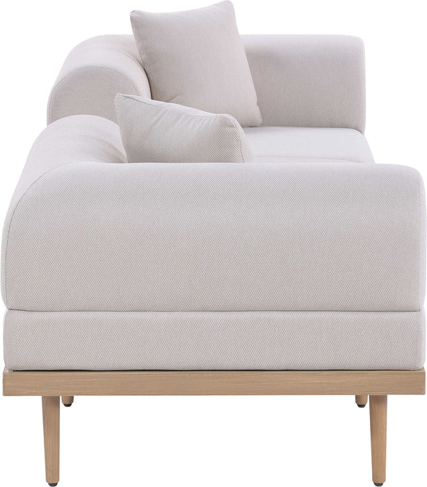 Laguna - 3 Piece 106.5" Outdoor Patio Modular Sofa With Backless Seat - Simple Home Plus