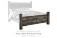 Wynnlow - King Poster Footboard - Gray - Simple Home Plus
