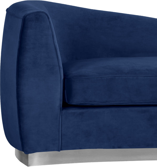 Julian - Chaise with Chrome Base - Simple Home Plus