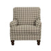 Glenn - Upholstered English Arm Accent Chair - Simple Home Plus