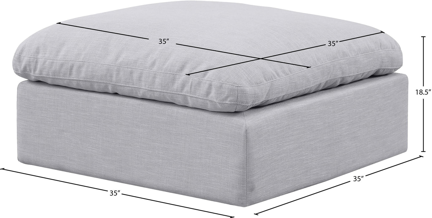 Indulge - Linen Ottoman - Simple Home Plus
