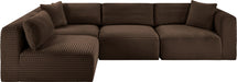 Shaggy - 4 Piece Modular Sectional - Simple Home Plus