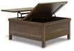 Moriville - Grayish Brown - Lift Top Cocktail Table - Simple Home Plus