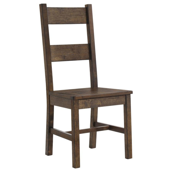Coleman - Dining Side Chair (Set of 2) - Rustic Golden Brown - Simple Home Plus