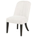 Leandro - Upholstered Dining Side Chair (Set of 2) - Cream - Simple Home Plus