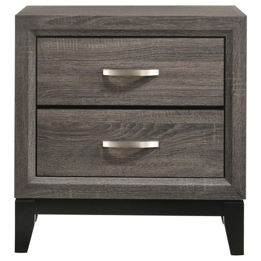 Watson - 2-Drawer Nightstand - Gray Oak - Simple Home Plus