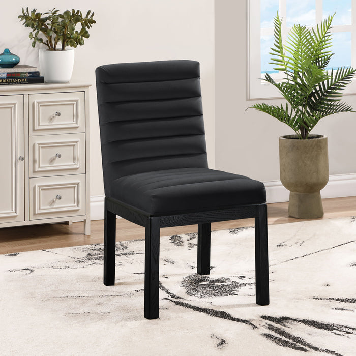 Evelyn - Dining Chair With Black Legs - Simple Home Plus