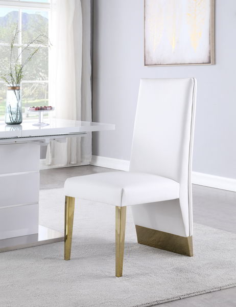 Porsha - Dining Chair (Set of 2) - Gold Base