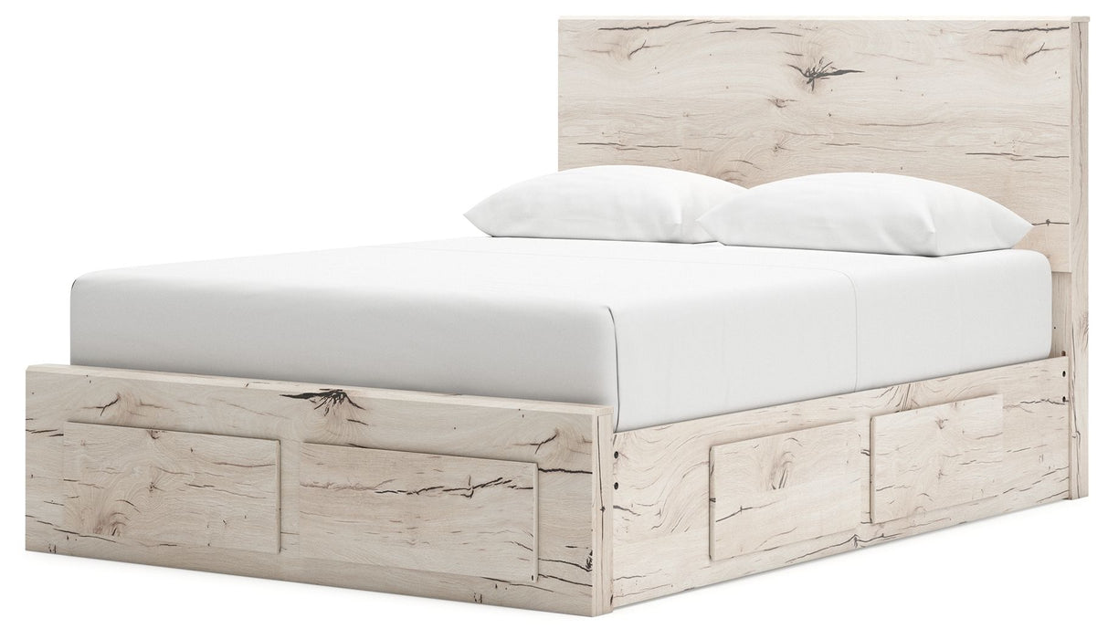 Lawroy - Panel Bed With Storage - Simple Home Plus