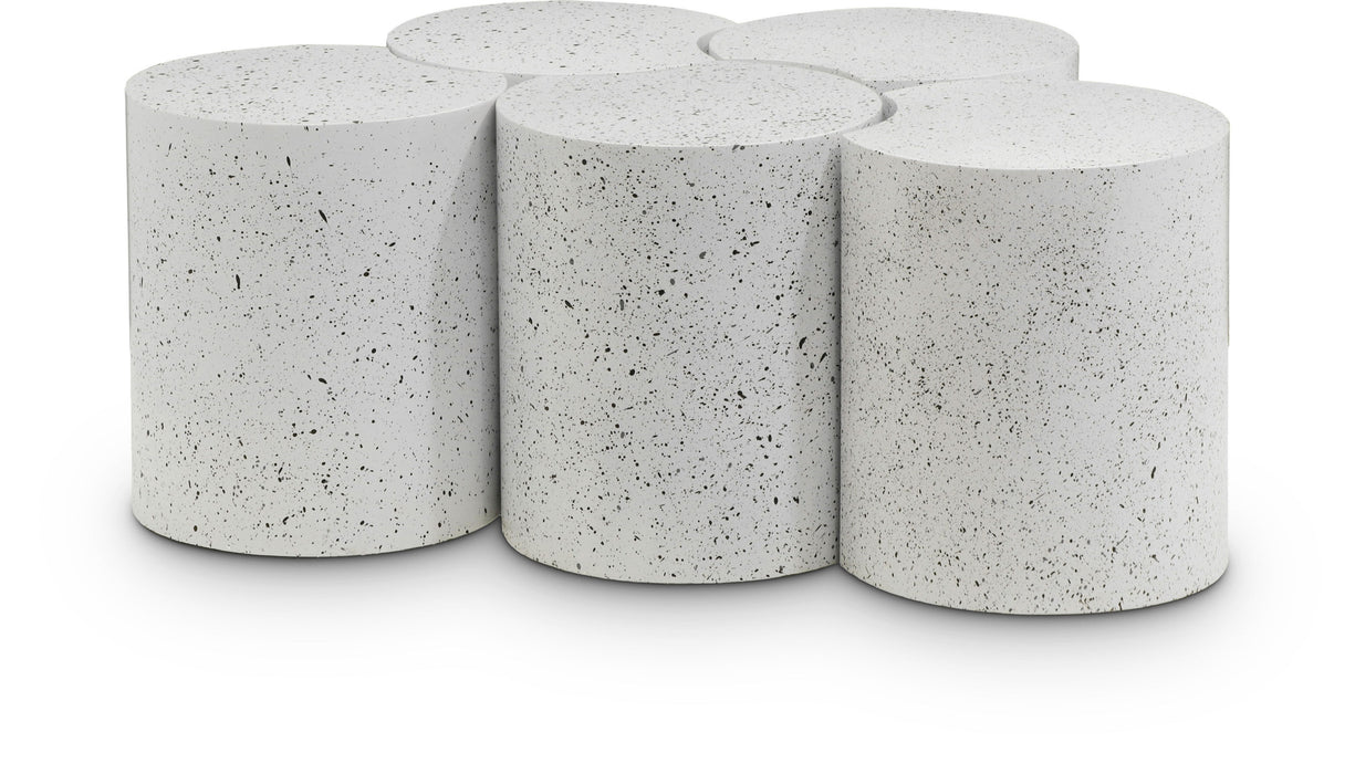 Dimple - 5 Piece Modular Coffee Table - Terazzo Finish - Simple Home Plus