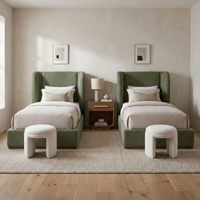 Aurin - Upholstered Bed - Simple Home Plus