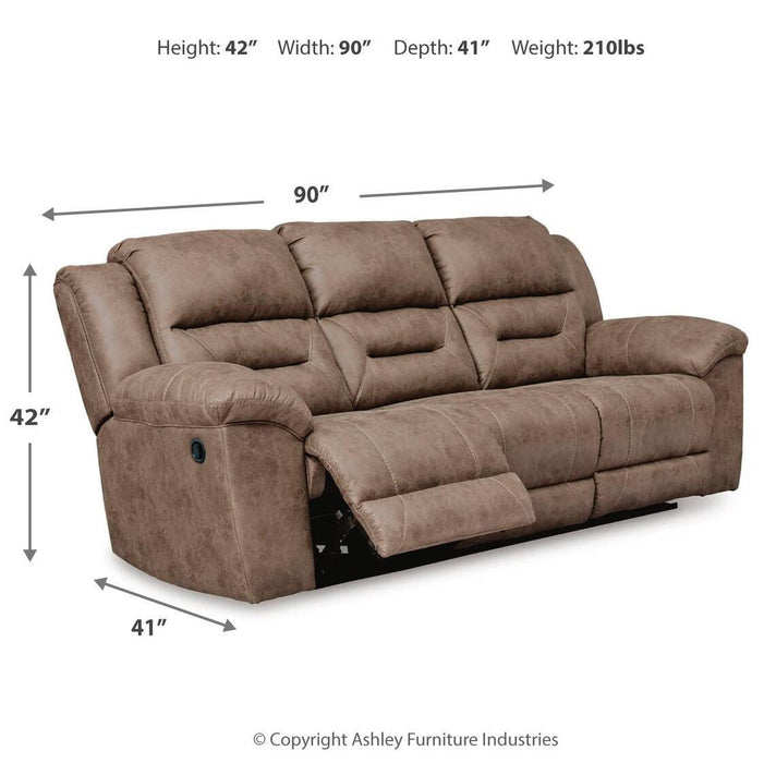 Stoneland - Reclining Sofa - Simple Home Plus