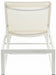 Maldives - Water Resistant Outdoor Patio Adjustable Sun Chaise Lounge Chair With White Base - Simple Home Plus