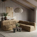 Rummi - Armless Velvet Performance Fabric Upholstered 5 Piece Modular Sectional - Simple Home Plus