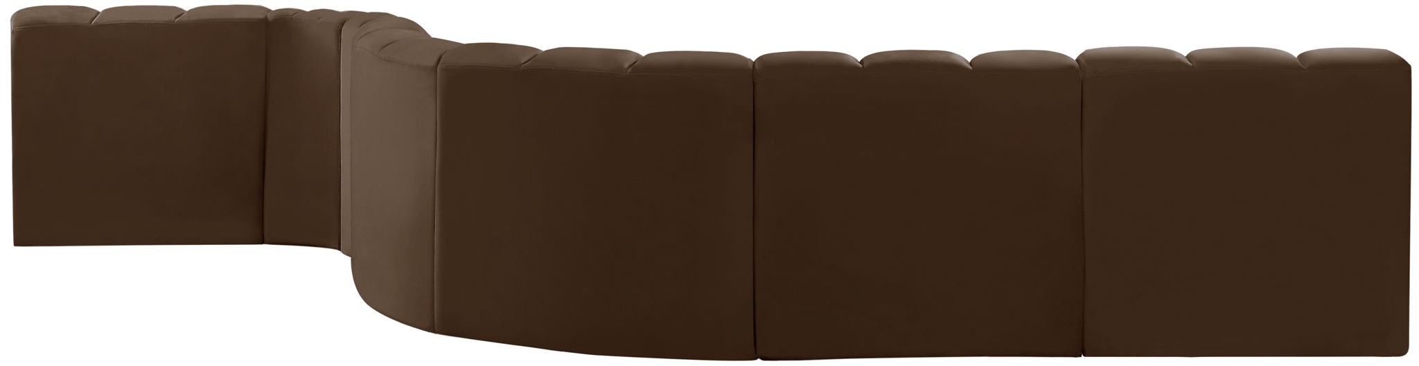 Arc - Velvet 7 Piece Modular Sofa - Simple Home Plus