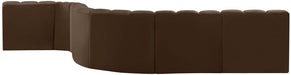 Arc - Velvet 7 Piece Modular Sofa - Simple Home Plus