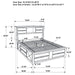 Briana - Wood Storage Bookcase Bed - Simple Home Plus