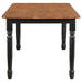 Hollyoak - Rectangular Wood Dining Table - Walnut - Simple Home Plus