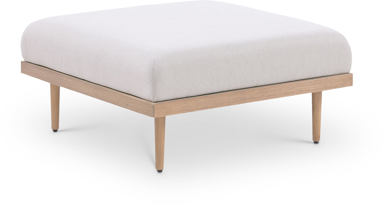 Laguna - Resilient Water Resistant Fabric Upholstered Outdoor Patio Modular Ottoman - Simple Home Plus