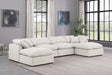 Indulge - Faux Leather 6 Piece Modular Double Chaise Sectional - Simple Home Plus